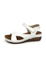 Women's Summer Platform Wedge Hook And Loop Sandals, Flat Sandals