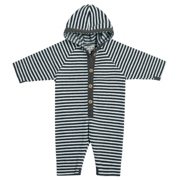 JUMPSUIT BABY - 403 - STRIPES B&W