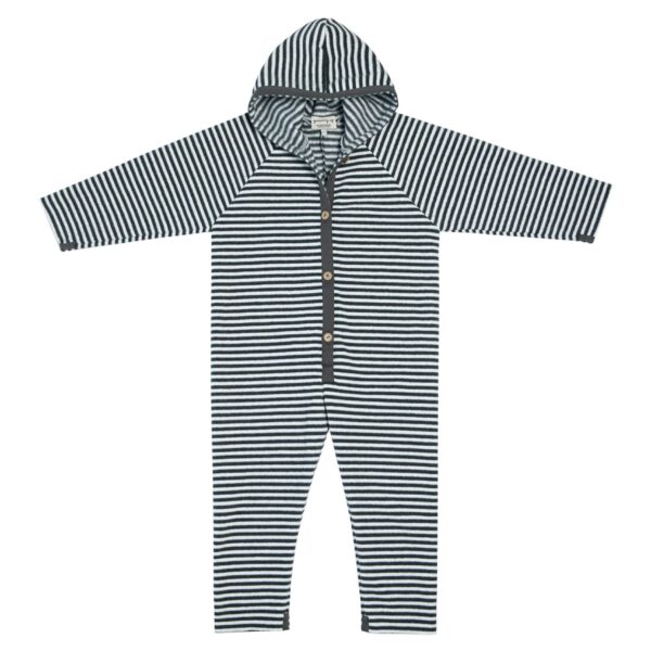 JUMPSUIT CHILD - 403 - STRIPES B&W
