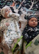 'I hope the bird of paradise flies around you always' Organic Cotton Babygrow - Image 3